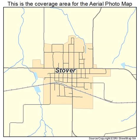 Aerial Photography Map of Stover, MO Missouri