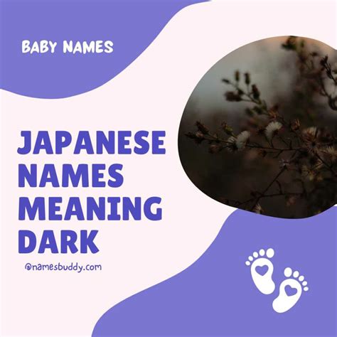 120+ Japanese Names Meaning Dark (+ Last Names) - NamesBuddy