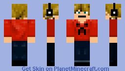 Blonde hair, blue eyes Minecraft Skin