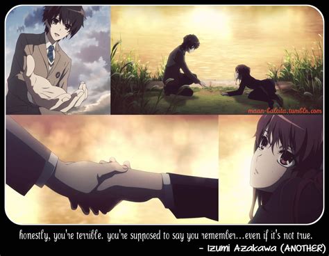 JUST Maan: Another [Anime] Quotes