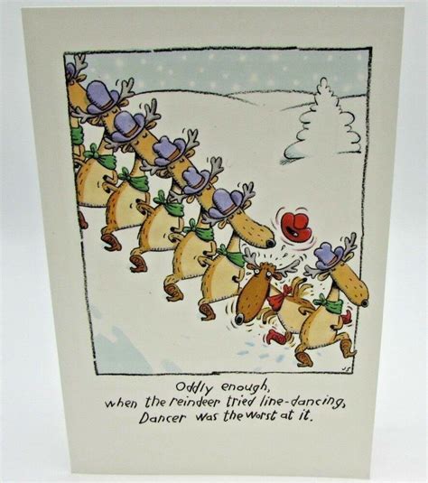 Hallmark Shoebox Funny Christmas 18 Cards 19 Envelopes Reindeer Line Dancing #Hallmark | Unicef ...