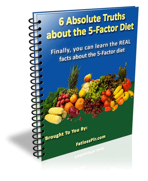 6 Absolute Truths About The 5-Factor Diet | Download PLR eBook