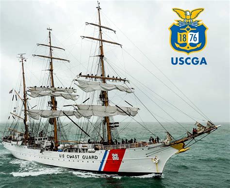 Coast Guard Cutter Eagle, "America's Tall Ship," Visits the South Street Seaport - New Yorkled ...