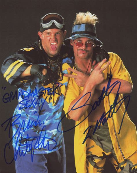 Brian Christopher & Scotty 2 Hotty Signed 8x10 Photo Inscribed "'Grandmaster Sexay'" (Leaf ...