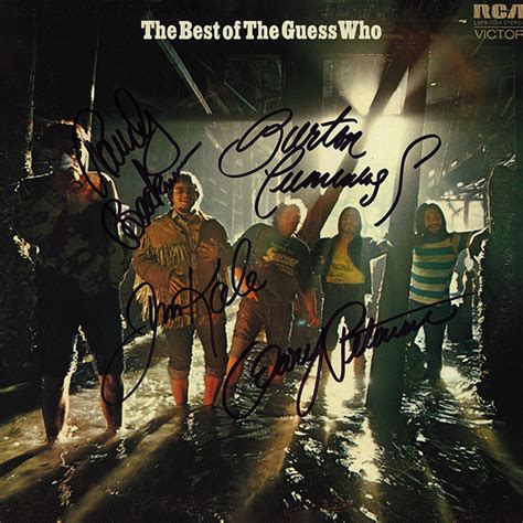 The Guess Who Band Signed The Best Of The Guess Who Album - Crossroad ...