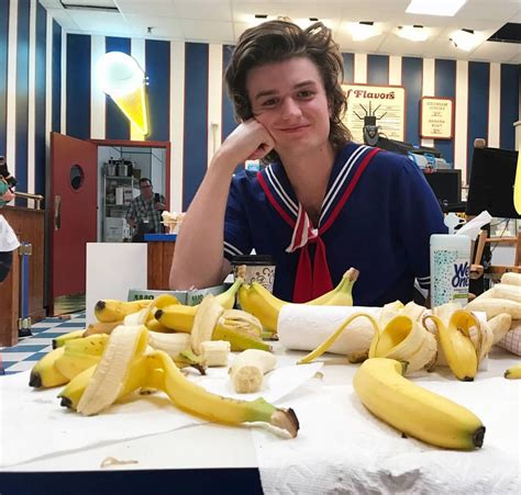 Stranger Things Behind the Scenes Season 3 with Joe Keery, Steve, Scoops Ahoy Ice Cream, On the ...