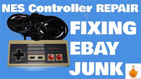 NES (Nintendo) Controller REPAIR and CLEANING, Restoring faulty D-pad ...