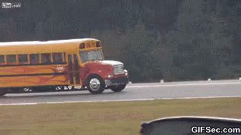 Struggle Bus GIF - StruggleBus SchoolBus Fire - Discover & Share GIFs