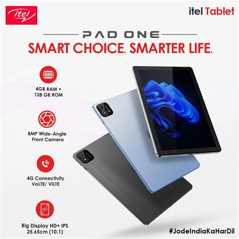 itel PAD 1 Tablet with 10.1 inch HD+ Display, 4G Calling Launched at INR 12999 • TechVorm