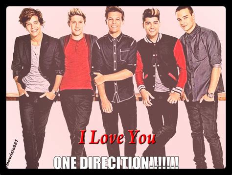 I love you - One Direction Fan Art (33355273) - Fanpop