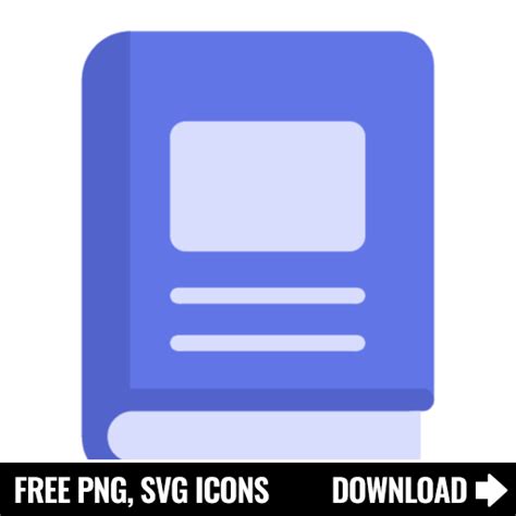 Free Blue book SVG, PNG Icon, Symbol. Download Image.