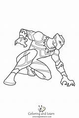 Black Panther Coloring Pages FREE 2025  And Learn sketch template