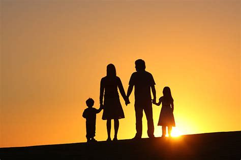 Family Holding Hands Four Children Stock Photos, Pictures & Royalty-Free Images - iStock
