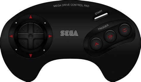 Sega Mega Drive Button Controller By Blueamnesiac D B H J | Free Images ...