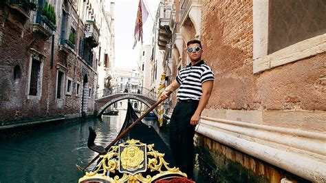 From a Gondolier's Point of View in Venice, Italy