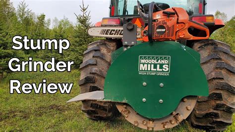 Woodland Mills Stump Grinder Review and Demo - YouTube