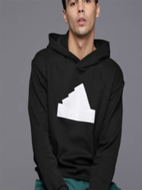 Buy ADIDAS Men Brand Logo Printed Hooded Sweatshirt - Sweatshirts for ...