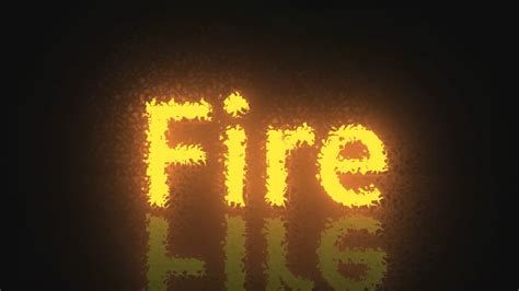 Fire Text Animation Effects | CSS SVG Animated Text Typography
