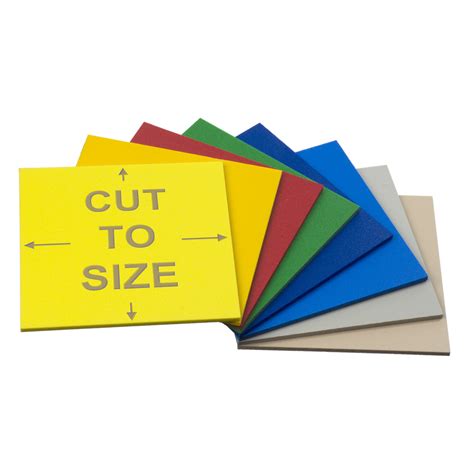 Cut-to-Size Color Expanded PVC Sheet | ACME Plastics, Inc.