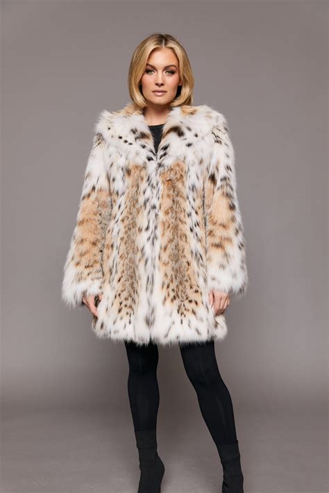 American Cat Lynx with Hood - Sitka Fur Gallery