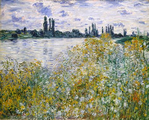 Isle of Flowers on Siene near Vetheuil - Claude Monet - WikiArt.org ...