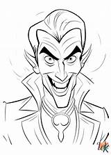 18 Dracula Coloring Pages For Kids sketch template