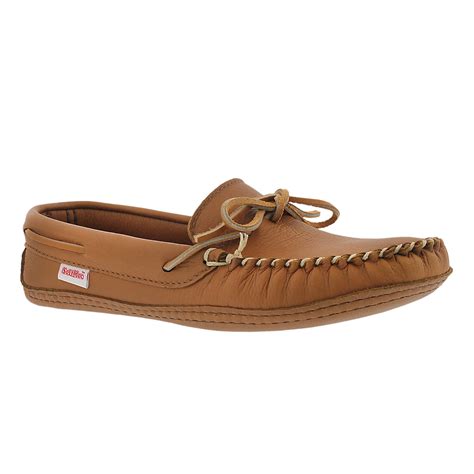 SoftMoc Men's 3000 camel deerskin leather moccasins