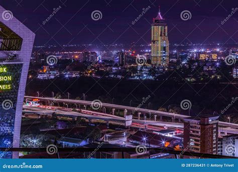 Nairobi Night City County Streets Lights Cityscapes Skyline Urban ...