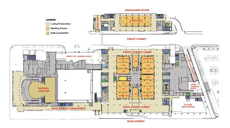 Baton Rouge River Center Floor Plan - floorplans.click