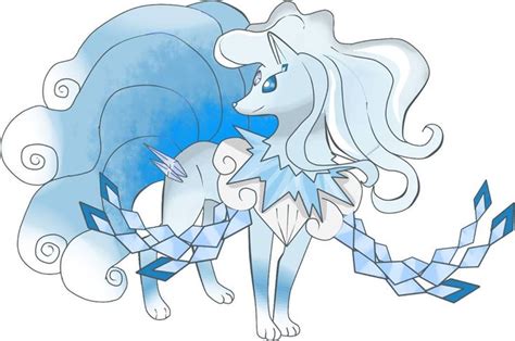 Mega Alolan Ninetales by Érik Silva‎ CDS | Pokemon pokedex, Pokemon art, Pokemon fan art