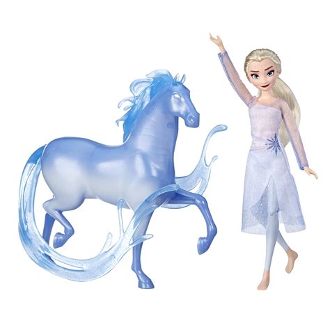 Buy Disney Frozen 2 Elsa Doll and Nokk Figure, Toy for Kids 3 and Up ...