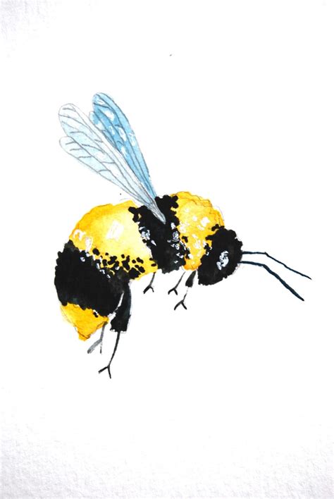 Bumble Bee Watercolor at GetDrawings | Free download