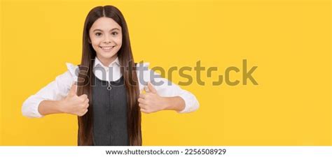 Happy Girl Child School Uniform Smile Stock Photo 2256508929 | Shutterstock