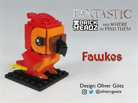 LEGO MOC Fantastic BrickHeadz and Where to Find Them: Fawkes the Phoenix by olivercgoetz ...