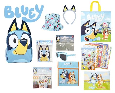 New Bluey Bingo Coolerbag Headbands Stickers Pencil Case Masks Backpack ...