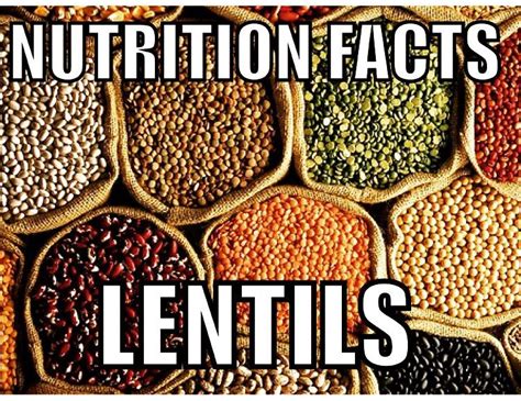 Nutrition Facts for Lentils & Lentil Curry Recipe - Immortal Training | Oxford Personal Training