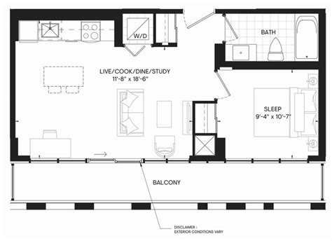 The Oscar Residences by Lifetime |O-519 Floorplan 1 bed & 1 bath