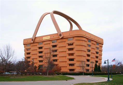 Special and eye-catching architecture. Basket house in Newark Ohio in ...