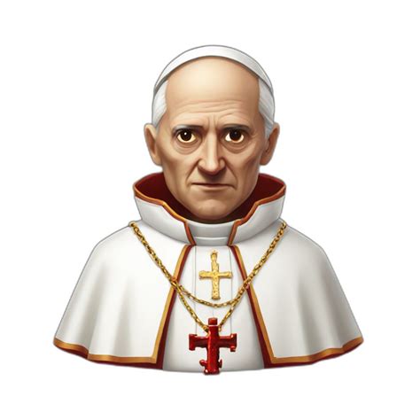 Pope pixelated doom avatar | AI Emoji Generator
