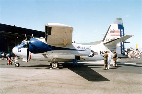 Grumman C-1A Trader, Twin-engine High-Wing Monoplane USN Carrier Onboard Delivery (COD) aircraft ...