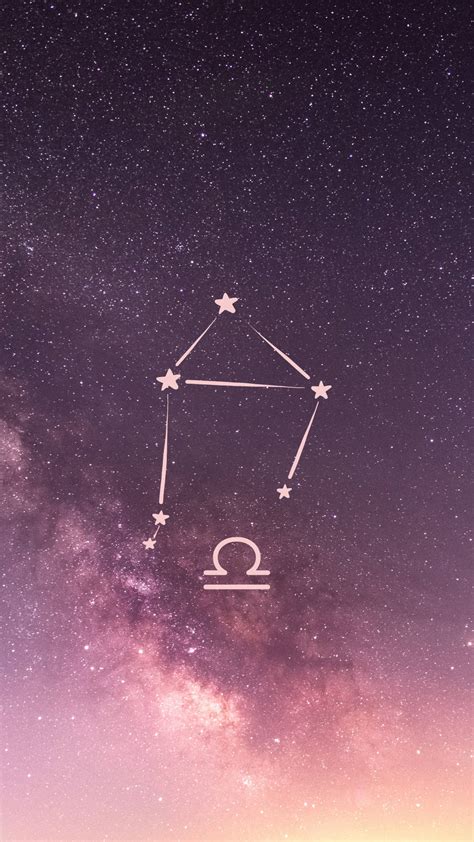 Download Libra Star Constellation Aesthetic Wallpaper | Wallpapers.com