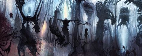 Horror , scary things in the woods : r/aiArt