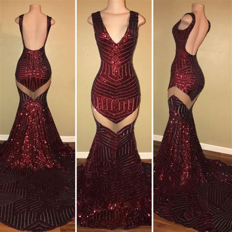 Maroon Prom Dresses Sparkly _Prom Dresses_dressesss