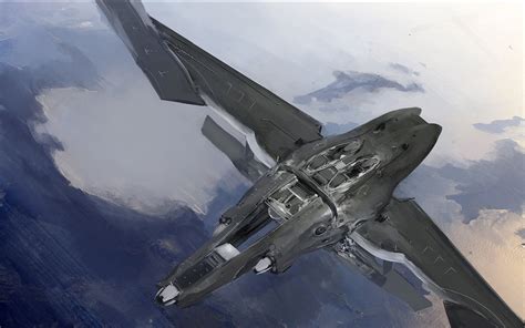 sci fi, Art, Artwork, Spaceship, Airplane, Aircraft, Futuristic, Military, Technics, Fighter ...