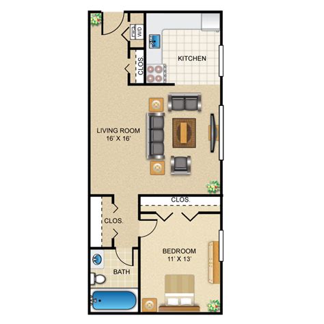 Greystone Apartments & Townhomes - Availability, Floor Plans & Pricing | Floor plans, Townhouse ...