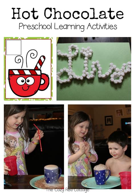 The Cozy Red Cottage: Hot Cocoa Fun (preschool activities)