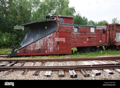 The Russell snow plow #68 at Bartlett Roundhouse in Bartlett, New ...