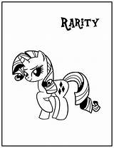 My Little Pony Rarity Coloring Pages Girls sketch template