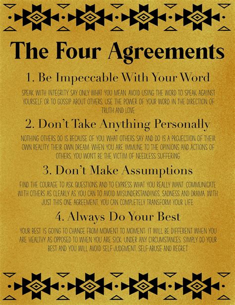 The Four Agreements Printable Poster The 12 Steps Poster, Aa Wall Art ...