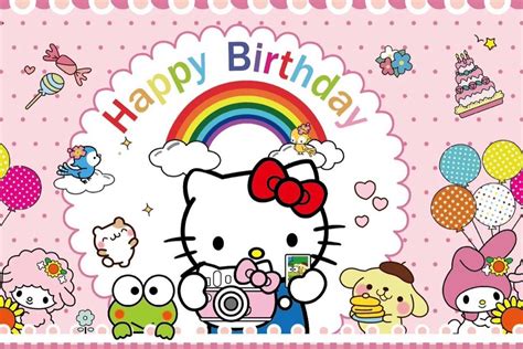 Hello Kitty Happy Birthday Banner